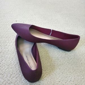 Christian Siriano Plum Flats